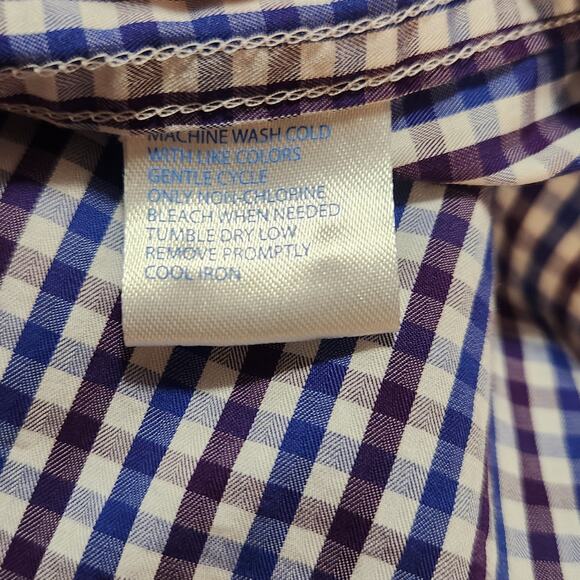 Southern Tide Classic Fit Cotton Checked  Button-down Shirt size XL - Picture 4 of 10